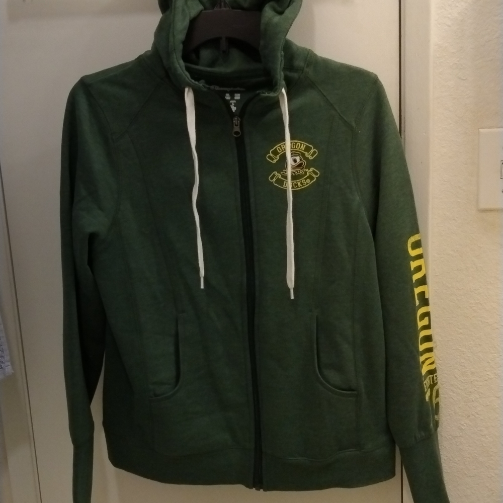 U of O Women's Medium zip hoodie NWOT